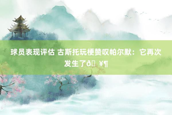 球员表现评估 古斯托玩梗赞叹帕尔默：它再次发生了🥶